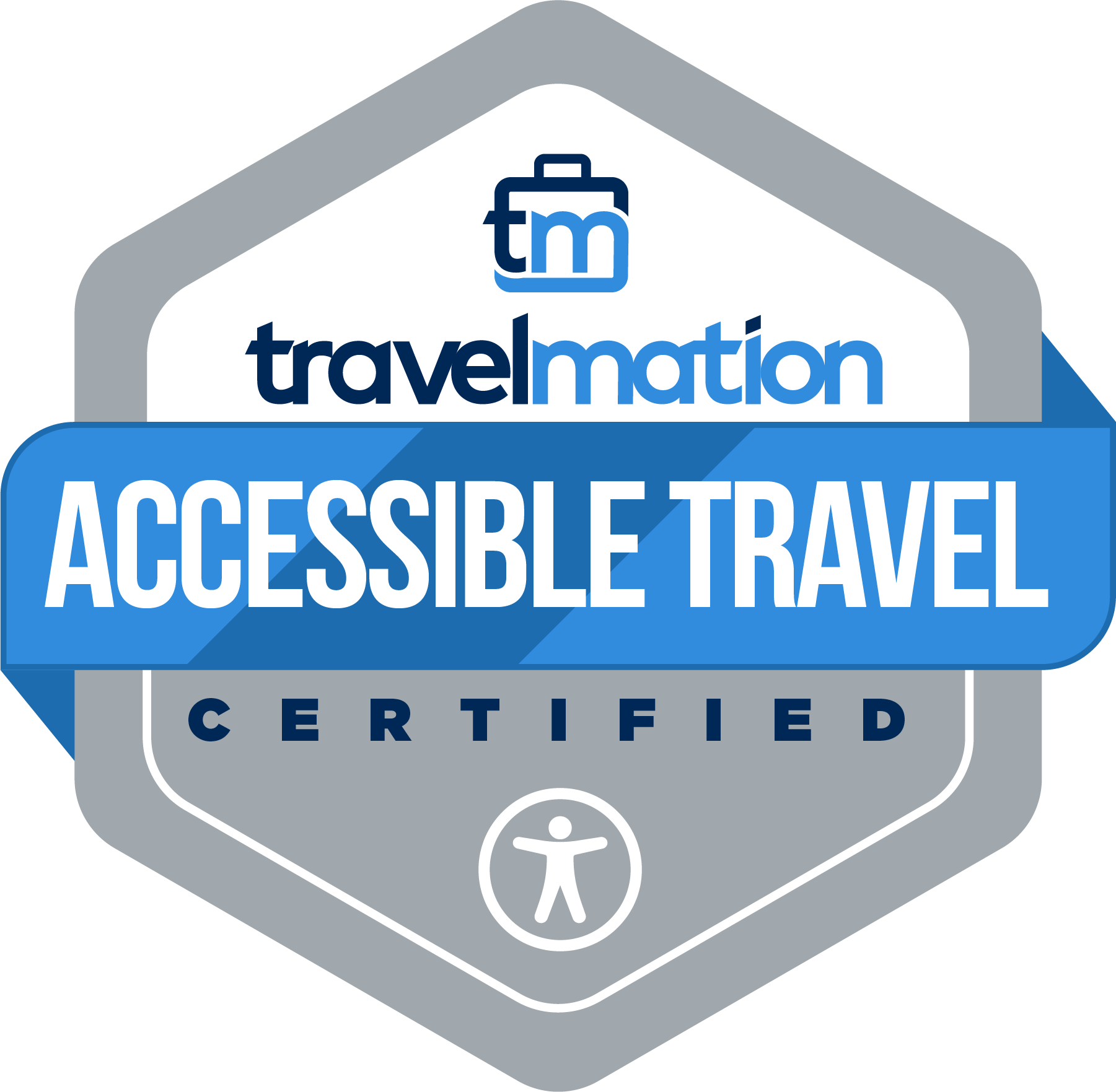 Accessible Travel Certified by Travelmation — official badge